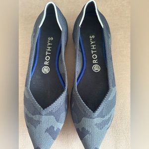 Rothy’s The Point Dark Camo Size 9.5